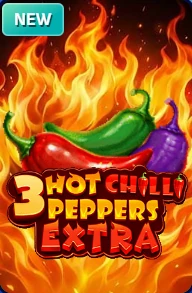 3 Hot Chilli Peppers Extra pokie tile at Wonaco Australia