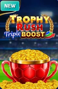 Trophy Rush Triple Boost pokie tile in the Wonaco lobby